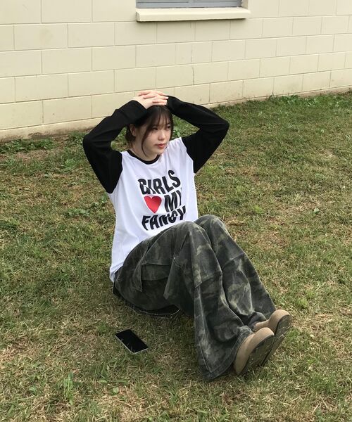 FANCY CLUB（ファンシークラブ）の「ガールズマイファンシーロングスリーブ (ブラック)_F24ZB068（Tシャツ/カットソー・レディース・その他・1/2）」の19枚目の写真