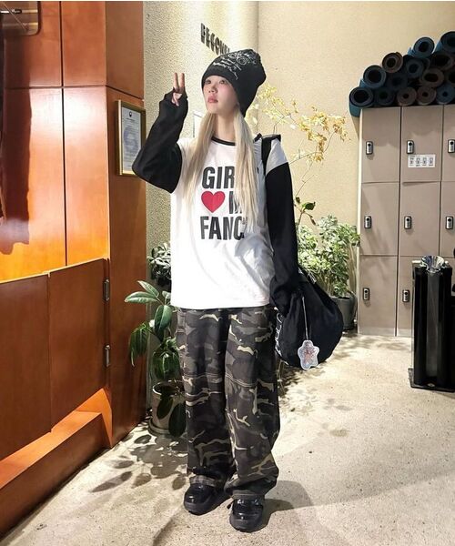 FANCY CLUB（ファンシークラブ）の「ガールズマイファンシーロングスリーブ (ブラック)_F24ZB068（Tシャツ/カットソー・レディース・その他・1/2）」の20枚目の写真
