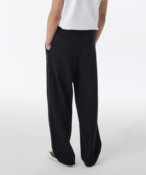 MUSINSA STANDARD（ムシンサスタンダード）の「ニットラウンジパンツ[ブラック]（その他パンツ・メンズ・その他・LARGE/X-LARGE/XX-LARGE/SMALL/MEDIUM）」の2枚目の写真