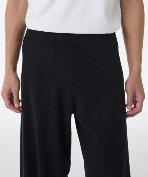MUSINSA STANDARD（ムシンサスタンダード）の「ニットラウンジパンツ[ブラック]（その他パンツ・メンズ・その他・LARGE/X-LARGE/XX-LARGE/SMALL/MEDIUM）」の4枚目の写真