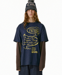 TEKET（テケット）の「Overthinking Sounds Tee Navy（Tシャツ/カットソー）」