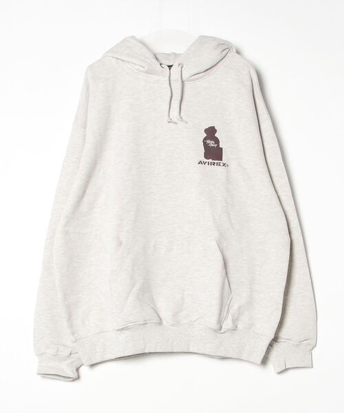 AVIREX（アヴィレックス）の「《直営店舗限定》PROPS STREET ASTAR BEAR HOODIE / AVIREX / アヴィレックス（パーカー・メンズ・ブラック/チャコールグレー/ライトグレー/イエロー/その他5/ベージュ・L/2XL/XL/M）」の6枚目の写真