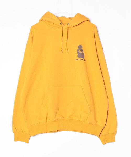 AVIREX（アヴィレックス）の「《直営店舗限定》PROPS STREET ASTAR BEAR HOODIE / AVIREX / アヴィレックス（パーカー・メンズ・ブラック/チャコールグレー/ライトグレー/イエロー/その他5/ベージュ・L/2XL/XL/M）」の5枚目の写真