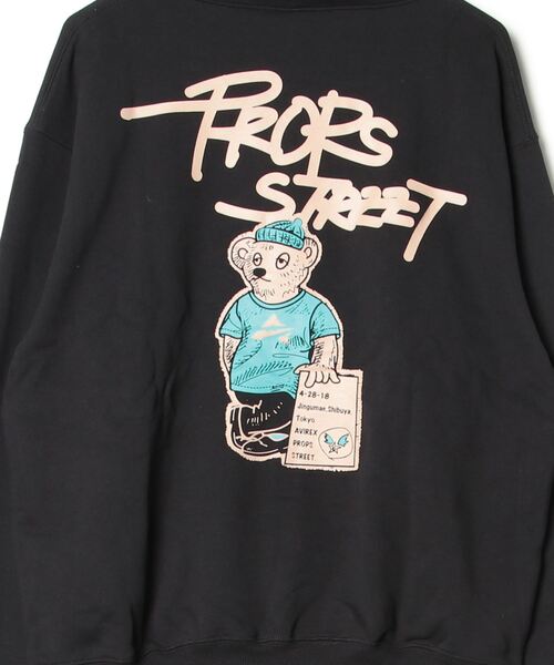 AVIREX（アヴィレックス）の「《直営店舗限定》PROPS STREET ASTAR BEAR HOODIE / AVIREX / アヴィレックス（パーカー・メンズ・ブラック/チャコールグレー/ライトグレー/イエロー/その他5/ベージュ・L/2XL/XL/M）」の8枚目の写真