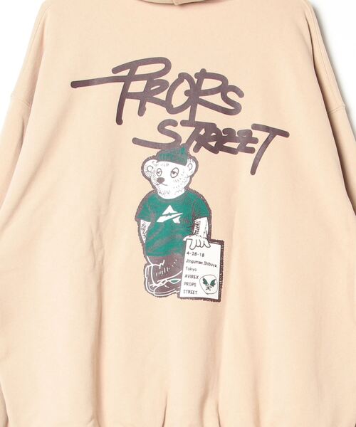 AVIREX（アヴィレックス）の「《直営店舗限定》PROPS STREET ASTAR BEAR HOODIE / AVIREX / アヴィレックス（パーカー・メンズ・ブラック/チャコールグレー/ライトグレー/イエロー/その他5/ベージュ・L/2XL/XL/M）」の10枚目の写真
