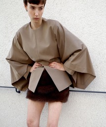 JACKET DETAIL CAPE TOPS