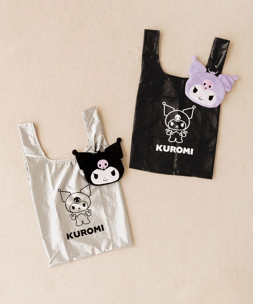 Me%（ミィパーセント）の「【クロミ】ポーチツキエコBAG 579759（エコバッグ/サブバッグ・レディース・パープル・FREE）」の2枚目の写真