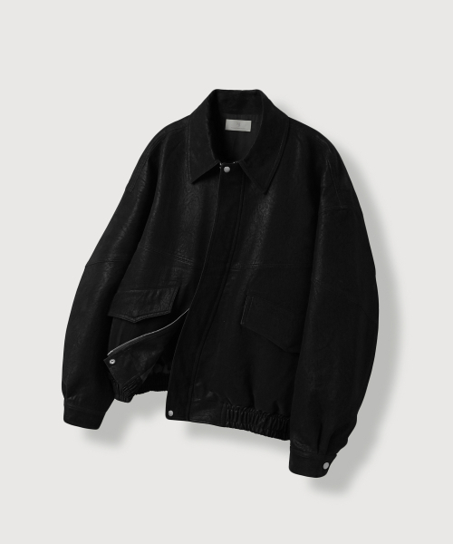 MOOD INSIDE(ムードインサイド)の「ステッチフェイクスエードジャケット_ブラック(その他アウター・メンズ・ブラック・MEDIUM/LARGE/X-LARGE)」の1枚目の写真