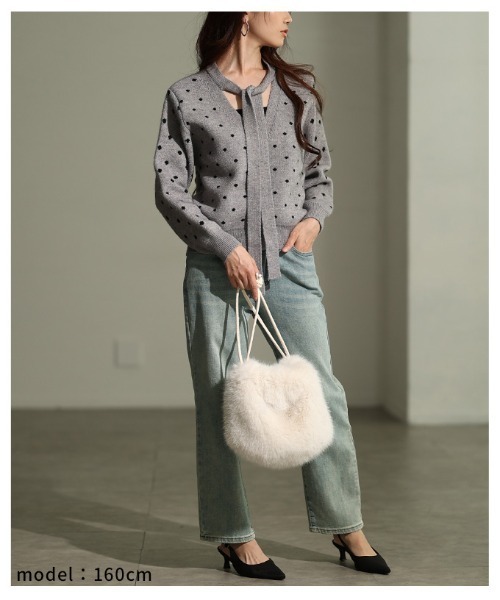 Sawa a la mode(サワアラモード)の「フェイクファー巾着ハンドバッグ(ハンドバッグ・レディース・ホワイト系その他/ベージュ・FREE)」の19枚目の写真