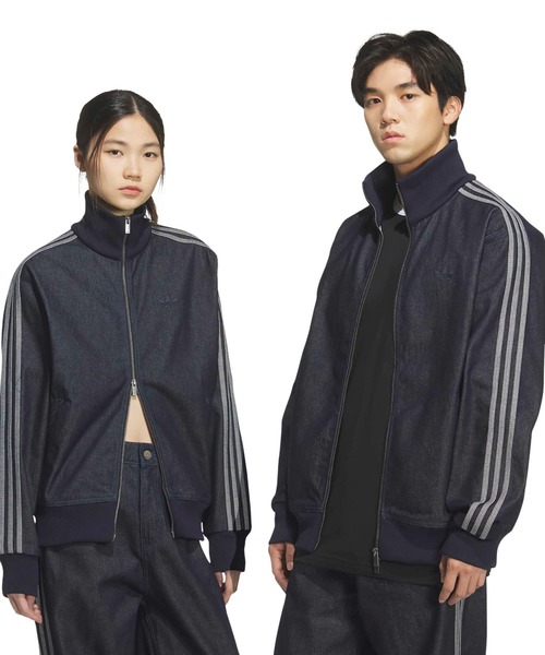adidas(アディダス)の「adidas DENIM FIREBIRD TRACK TOP / アディダス デニム ファイヤー バード トラックトップ(その他アウター・メンズ・インディゴブルー・M/L/XL/XXL)」の12枚目の写真