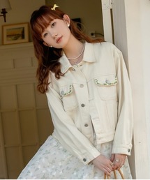 デニムジャケット（花柄・ボタニカル柄）ファッション通販 - ZOZOTOWN