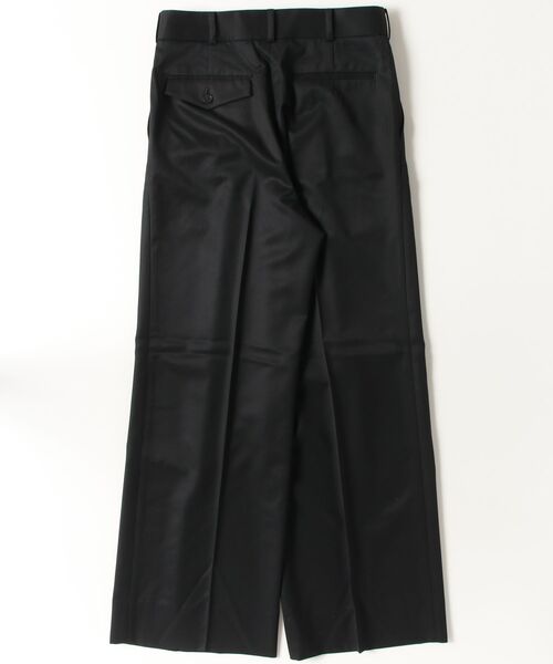 JOHN LAWRENCE SULLIVAN（ジョンローレンスサリバン）の「WOOL GABARDINE FOLDED WIDE TROUSERS（スラックス・メンズ・ブラック/グレー・44/46/48）」の5枚目の写真