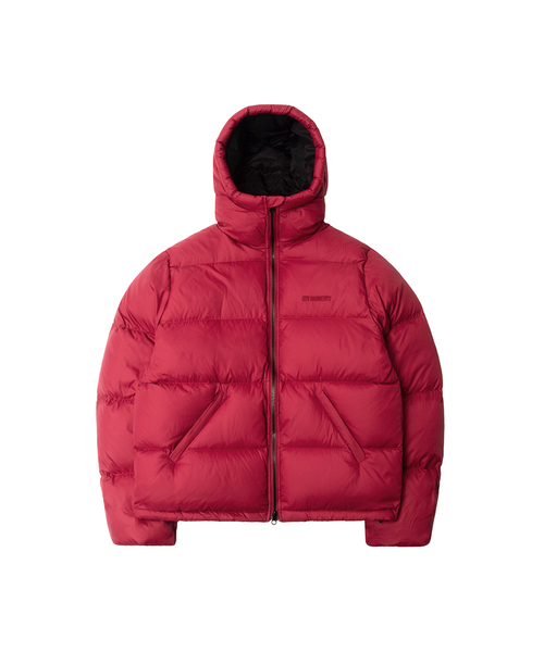 セール】RG Duck Down Heavyweight Hoodie Jacket (Red)（ダウン