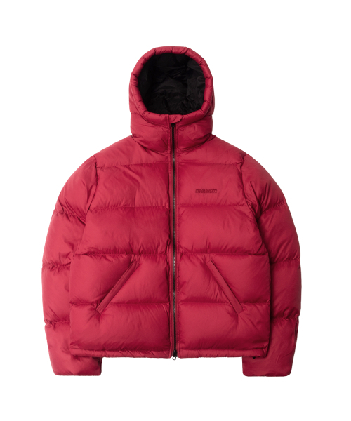 QT8 GARMENTS(キューティーエイトガーメント)の「RG Duck Down Heavyweight Hoodie Jacket (Red)(ダウンジャケット/コート・レディース・その他・MEDIUM/LARGE/X-LARGE)」の7枚目の写真