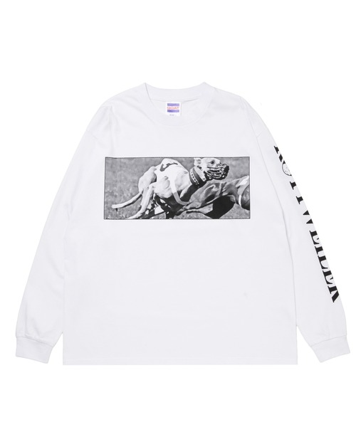 ROTTWEILER（ロットワイラー）の「DOGRACE LS TEE（Tシャツ/カットソー・メンズ・ブラック/ホワイト・S/M/L/XL）」の3枚目の写真