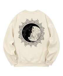 KMC0138 オールドムーン 裏起毛 スウェット - クリーム