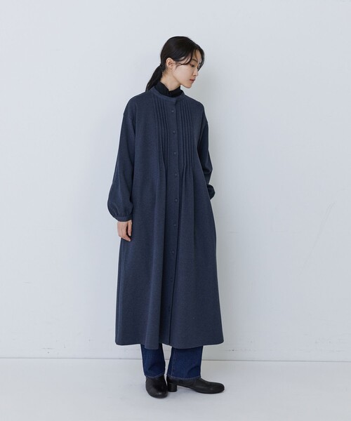 conges payes ADIEU TRISTESSE(コンジェ ペイエ アデュートリステス)の「フロントタックカットソーワンピース(ワンピース・レディース・ベージュ系その他/グレー系その他・FREE)」の7枚目の写真