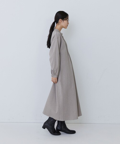 conges payes ADIEU TRISTESSE(コンジェ ペイエ アデュートリステス)の「フロントタックカットソーワンピース(ワンピース・レディース・ベージュ系その他/グレー系その他・FREE)」の12枚目の写真