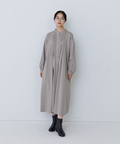 conges payes ADIEU TRISTESSE(コンジェ ペイエ アデュートリステス)の「フロントタックカットソーワンピース(ワンピース・レディース・ベージュ系その他/グレー系その他・FREE)」の14枚目の写真