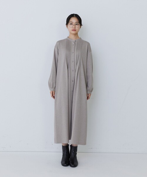 conges payes ADIEU TRISTESSE(コンジェ ペイエ アデュートリステス)の「フロントタックカットソーワンピース(ワンピース・レディース・ベージュ系その他/グレー系その他・FREE)」の15枚目の写真