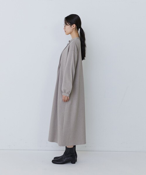 conges payes ADIEU TRISTESSE(コンジェ ペイエ アデュートリステス)の「フロントタックカットソーワンピース(ワンピース・レディース・ベージュ系その他/グレー系その他・FREE)」の16枚目の写真