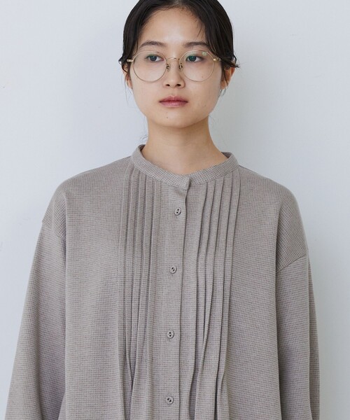 conges payes ADIEU TRISTESSE(コンジェ ペイエ アデュートリステス)の「フロントタックカットソーワンピース(ワンピース・レディース・ベージュ系その他/グレー系その他・FREE)」の18枚目の写真