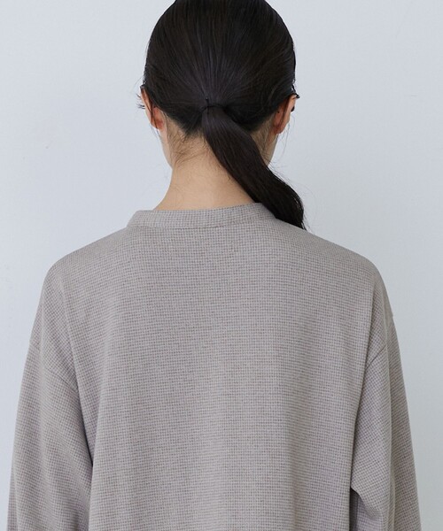 conges payes ADIEU TRISTESSE(コンジェ ペイエ アデュートリステス)の「フロントタックカットソーワンピース(ワンピース・レディース・ベージュ系その他/グレー系その他・FREE)」の19枚目の写真