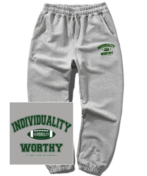 TRIPSHION(トリップション)の「RUGBY LOGO ジョガースウェットパンツ - グレー(スウェットパンツ・メンズ・その他・LARGE/MEDIUM/X-LARGE)」の1枚目の写真
