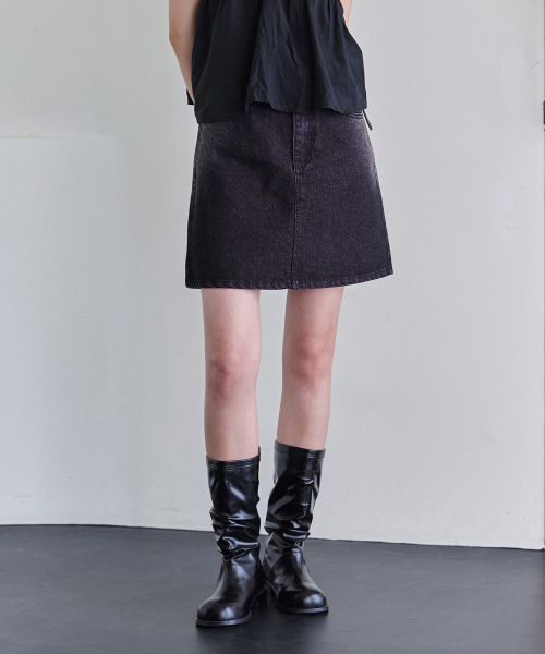 DECET WOMEN(デケット ウーマン)の「シグネチャーミニスカート DCSK001ブラックピンク(スカート・レディース・その他・X-SMALL/SMALL/MEDIUM)」の1枚目の写真