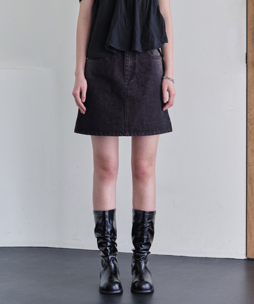 DECET WOMEN(デケット ウーマン)の「シグネチャーミニスカート DCSK001ブラックピンク(スカート・レディース・その他・X-SMALL/SMALL/MEDIUM)」の2枚目の写真