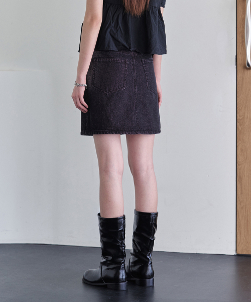 DECET WOMEN(デケット ウーマン)の「シグネチャーミニスカート DCSK001ブラックピンク(スカート・レディース・その他・X-SMALL/SMALL/MEDIUM)」の4枚目の写真