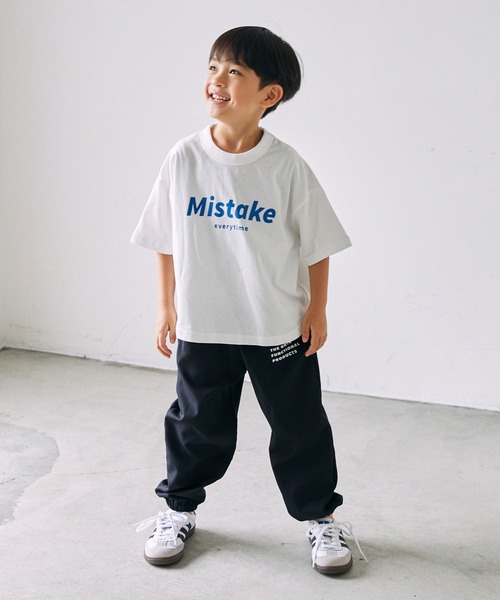 GENERATOR(ジェネレーター)の「ジェネレーター Mistake Tシャツ(Tシャツ/カットソー・キッズ・チャコールグレー/ベージュ系その他/ホワイト・L/XL/M)」の4枚目の写真