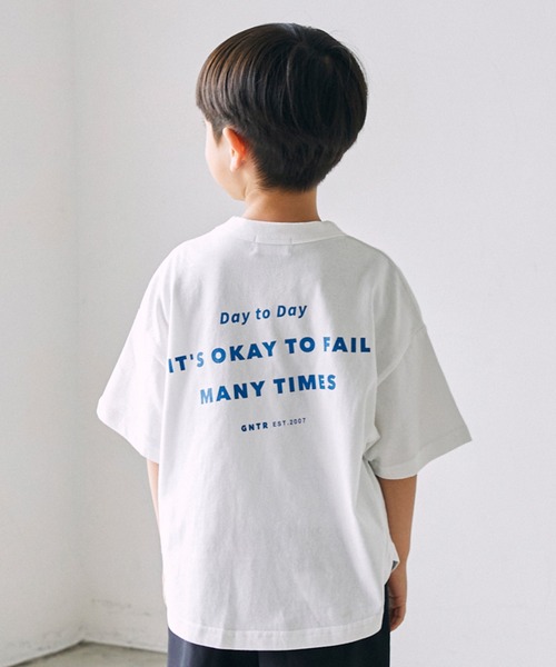 GENERATOR(ジェネレーター)の「ジェネレーター Mistake Tシャツ(Tシャツ/カットソー・キッズ・チャコールグレー/ベージュ系その他/ホワイト・L/XL/M)」の6枚目の写真