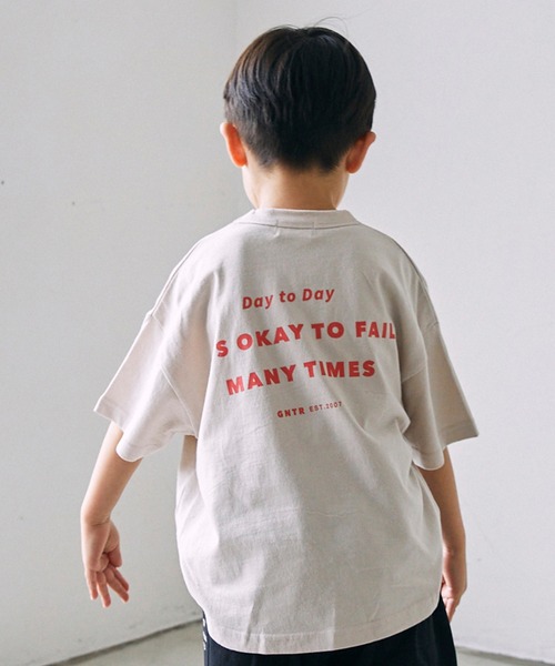 GENERATOR(ジェネレーター)の「ジェネレーター Mistake Tシャツ(Tシャツ/カットソー・キッズ・チャコールグレー/ベージュ系その他/ホワイト・L/XL/M)」の12枚目の写真