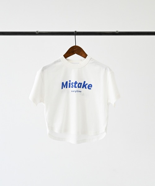 GENERATOR(ジェネレーター)の「ジェネレーター Mistake Tシャツ(Tシャツ/カットソー・キッズ・チャコールグレー/ベージュ系その他/ホワイト・L/XL/M)」の16枚目の写真