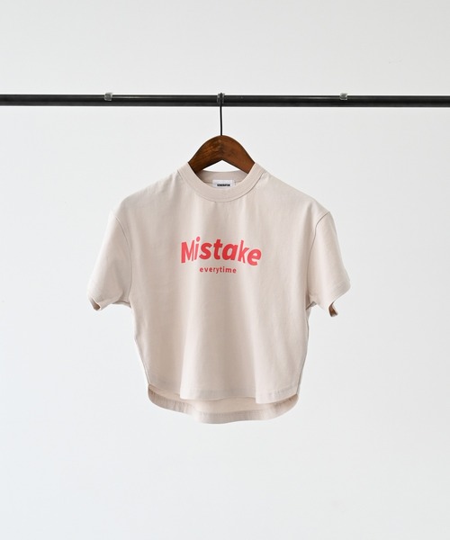 GENERATOR(ジェネレーター)の「ジェネレーター Mistake Tシャツ(Tシャツ/カットソー・キッズ・チャコールグレー/ベージュ系その他/ホワイト・L/XL/M)」の20枚目の写真