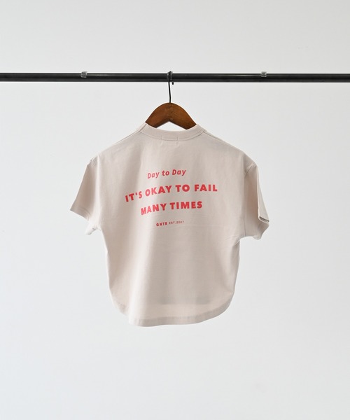 GENERATOR(ジェネレーター)の「ジェネレーター Mistake Tシャツ(Tシャツ/カットソー・キッズ・チャコールグレー/ベージュ系その他/ホワイト・L/XL/M)」の21枚目の写真
