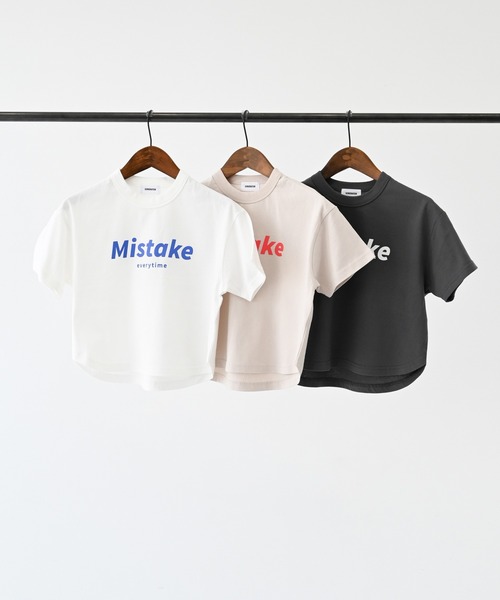 GENERATOR(ジェネレーター)の「ジェネレーター Mistake Tシャツ(Tシャツ/カットソー・キッズ・チャコールグレー/ベージュ系その他/ホワイト・L/XL/M)」の22枚目の写真