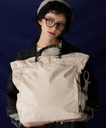 BONLECILL Marche（ボンルシールマルシェ）の「【BONLECILL Marche】《大容量／A4》3wayドローコード付きマルチバッグ/ショルダーバッグ/リュック（バックパック/リュック）」