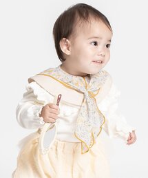 Ampersand | 花柄シフォンスカーフスタイ(スタイ/よだれかけ)