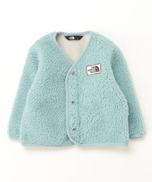 THE NORTH FACE(ザノースフェイス)の「ザ ノース フェイス THE NORTH FACE B Cuddle Fleece Cardigan ベビーカドルフリースカーディガン(カーディガン/ボレロ・キッズ・ベージュ/ブルー/アイボリー・80cm/90cm)」の3枚目の写真