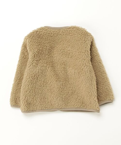 THE NORTH FACE(ザノースフェイス)の「ザ ノース フェイス THE NORTH FACE B Cuddle Fleece Cardigan ベビーカドルフリースカーディガン(カーディガン/ボレロ・キッズ・ベージュ/ブルー/アイボリー・80cm/90cm)」の4枚目の写真