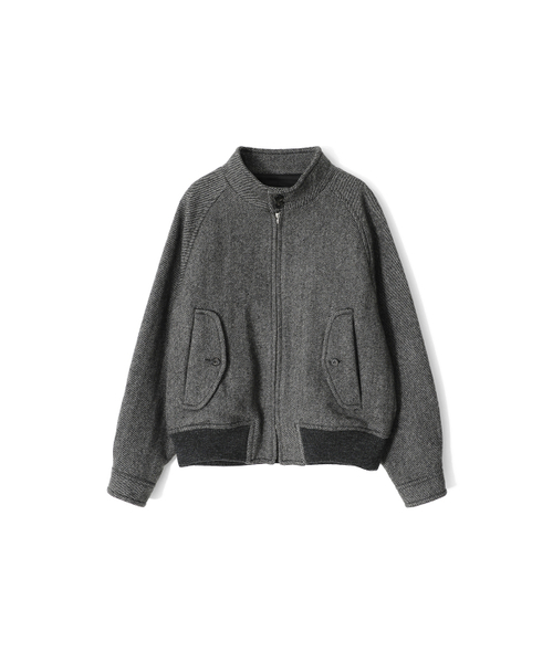 HORLISUN（ホーリーサン）の「Visitor Wool Twill Harrington Jacket Melange Charcoal（その他アウター・レディース・その他・LARGE/SMALL/MEDIUM）」の2枚目の写真