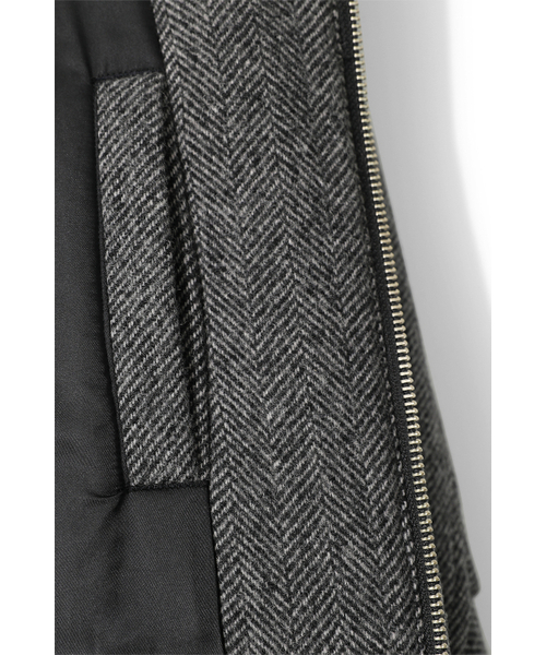 HORLISUN（ホーリーサン）の「Visitor Wool Twill Harrington Jacket Melange Charcoal（その他アウター・レディース・その他・LARGE/SMALL/MEDIUM）」の5枚目の写真