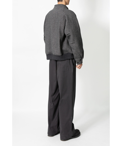 HORLISUN（ホーリーサン）の「Visitor Wool Twill Harrington Jacket Melange Charcoal（その他アウター・レディース・その他・LARGE/SMALL/MEDIUM）」の10枚目の写真