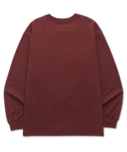 VANNWORKS(バンワークス)の「URBAN BALANCE ロングスリーブ (VLS0207) バーガンディ(Tシャツ/カットソー・レディース・その他・X-LARGE/XX-LARGE/SMALL/MEDIUM/LARGE)」の4枚目の写真