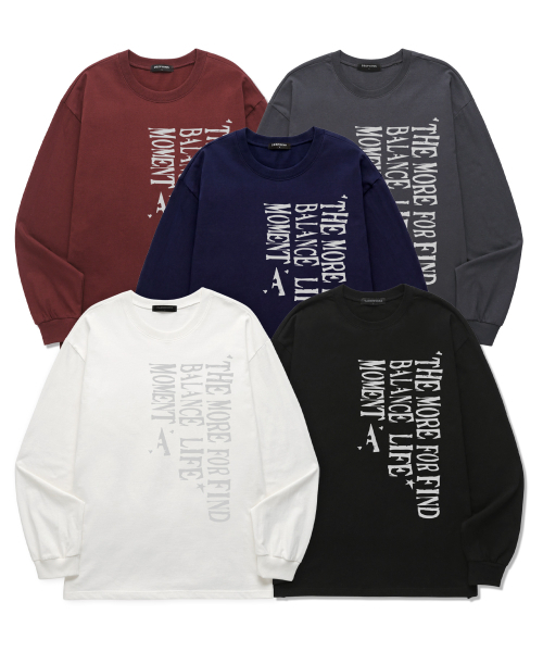 VANNWORKS(バンワークス)の「URBAN BALANCE ロングスリーブ (VLS0207) バーガンディ(Tシャツ/カットソー・レディース・その他・X-LARGE/XX-LARGE/SMALL/MEDIUM/LARGE)」の2枚目の写真