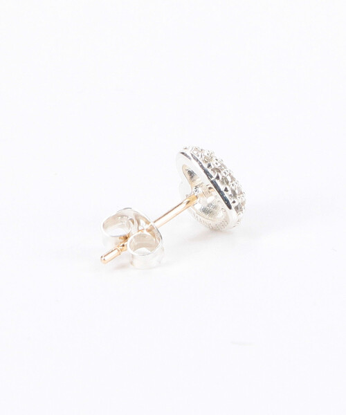 FREAK'S STORE(フリークスストア)の「Pave heart earrings/パヴェハートイヤリング/パヴェハートピアス(ピアス(両耳用)・レディース・シルバー・ONE SIZE)」の3枚目の写真