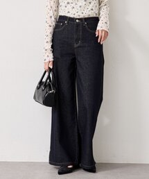 mystic | 裾スリットフレアデニム(デニムパンツ)