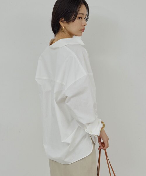 GALLARDAGALANTE(ガリャルダガランテ)の「スキッパーシャツ(シャツ/ブラウス・レディース・ベージュ/ピンク/ブラウン/オフホワイト・FREE)」の6枚目の写真